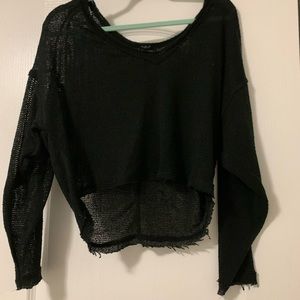 Black out from under urban outfitters long sleeve size small.